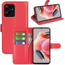 Θήκη Book Style με Βάση Στήριξης για Xiaomi Note12 4G - Κόκκινο