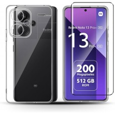 Tempered Glass 9H Για Xiaomi NOTE 13 PRO PLUS Προστατευτικό Οθόνης Full Glue - Μαύρο