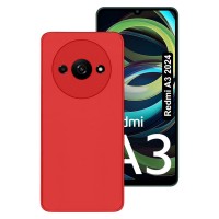 OEM HARD COVER Θήκη Σιλικόνης Για Xiaomi REDMI A3 (2024) Προστασία Κινητό -Κόκκινο
