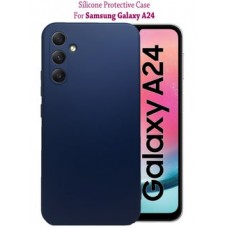 OEM Back Cover Case Σιλικόνη Για Samsung A24 Προστασία Κινητό -ΜΠΛΕ