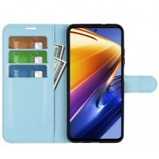 Θήκη Book Style με Βάση Στήριξης για Xiaomi POCO F4 GT - Γαλάζιο