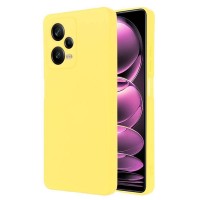  Θήκη Σιλικόνης Για Xiaomi NOTE 12PRO 5G Προστασία Κινητό -Κίτρινο
