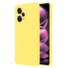  Θήκη Σιλικόνης Για Xiaomi NOTE 12PRO 5G Προστασία Κινητό -Κίτρινο