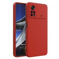 OEM Back HARD COVER Θήκη Σιλικόνης Για Xiaomi POCO X4 PRO Προστασία Κινητό -Κόκκινο