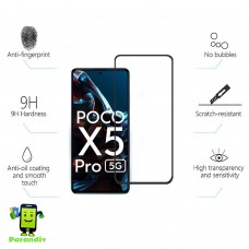 Tempered Glass 9H Για Xiaomi POCO X5 PRO Προστατευτικό Οθόνης Full Glue - Μαύρο