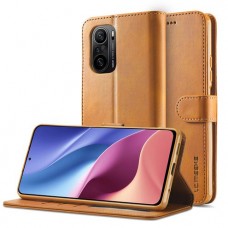 OEM Βιβλίο Θήκη Για Xiaomi POCO F3/K40/K40 PRO/MI 11I δερμάτινο μαζί με Stand - ΧΡΥΣΟ