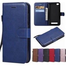 OEM Βιβλίο Θήκη Για Xiaomi REDMI 4A δερμάτινο μαζί με Stand - ΜΠΛΕ