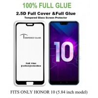 Tempered Glass Για Huawei HONOR 10 Full Cover Glue Προστατευτικό Οθόνης Mαύρο