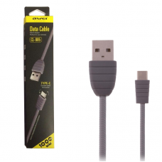 Awei CL-985 Flat Fast Data Cable Usb to Type C 1m Black 