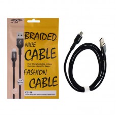 MoXom CC-35 Flat Fast Data Cable Usb to Type C 1m Black 