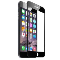 Tempered Glass Για iPhone 7/8/Iphone SE 2020 Full Cover Glue Matte Προστατευτικό Οθόνης  - Mαύρο