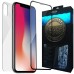 Tempered Glass Για iPhone X Full Cover Glue Matte Προστατευτικό Οθόνης  - Mαύρο