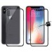 Tempered Glass Για iPhone X Full Cover Glue Matte Προστατευτικό Οθόνης  - Mαύρο