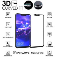 Tempered Glass Για Huawei Mate 20 lite Full Cover Glue Προστατευτικό Οθόνης  - Mαύρο