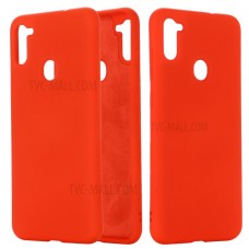 OEM Hard Back Cover Case Σκληρή Σιλικόνη Θήκη Για Samsung Galaxy A11 Κόκκινο