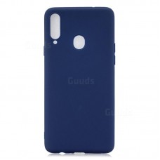 OEM Back Θήκη Σιλικόνης Για Samsung A20S Προστασία Κινητό -Blue