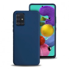 OEM Hard Back Cover Case Σκληρή Σιλικόνη Θήκη Για Samsung Galaxy A51 -ΜΠΛΕ