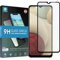 Tempered Glass Για Samsung A12/M12 Full Glue Προστατευτικό Οθόνης - Μαύρο