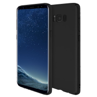 OEM Back HARD Cover Case Σιλικόνη Για Samsung S8 PLUS Προστασία Κινητό Μαύρο