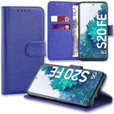 Θήκη Book Style με Βάση Στήριξης για Samsung (Galaxy S20 FE) -ΜΠΛΕ