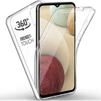 Samsung Galaxy A12 OEM Front & Back Silicone Σκληρη Two Crystal Διάφανο 