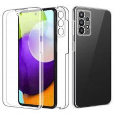 Samsung Galaxy A52 5G OEM Front & Back Silicone Σκληρη Two Crystal Διάφανο 