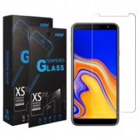 Tempered Glass Για Samsung J4 PLUS / J6 PLUS Glue Προστατευτικό Οθόνης - διαφανής