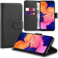 Θήκη Book Style με Βάση Στήριξης για Samsung (Galaxy A10) -Μαύρο