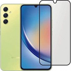 Tempered Glass 9H Για Samsung A34 5G Full Glue Προστατευτικό Οθόνης - Μαύρο