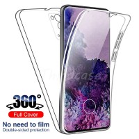 Samsung Galaxy S23 OEM Front & Back Silicone Σκληρη Two Crystal Διάφανο 