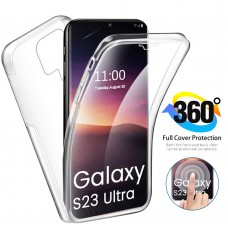 Samsung Galaxy S23 ULTRA OEM Front & Back Silicone Σκληρη Two Crystal Διάφανο 