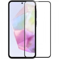 Tempered Glass 9H Για Samsung A35/A55 5G Full Glue Προστατευτικό Οθόνης - Μαύρο