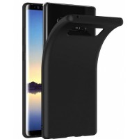 OEM Back Cover Case Σιλικόνη Για Samsung NOTE 8 Προστασία Κινητό-Μαύρο