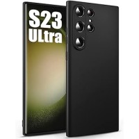 OEM Back Cover Case Σιλικόνη Για Samsung S23 ULTRA Προστασία Κινητό -Μαύρο