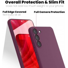 OEM Back Cover Case Σιλικόνη Για Samsung S24 PLUS Προστασία Κινητό -κεράσι (cherry)