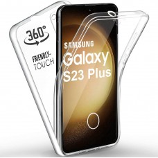 Samsung Galaxy S23 PLUS OEM Front & Back Silicone Σκληρη Two Crystal Διάφανο 