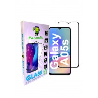 Tempered Glass 9H Για Samsung A05/A05S Full Glue Προστατευτικό Οθόνης - Μαύρο