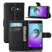 Θήκη Book Style με Βάση Στήριξης για Samsung (Galaxy A3 2016) -Mαύρο
