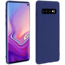 OEM Back HARD Cover Case Σιλικόνη Για Samsung S10 Προστασία Κινητό -ΜΠΛΕ