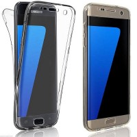 Samsung Galaxy S7 OEM Front & Back Silicone Σκληρη Two Crystal Διάφανο 