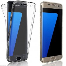 Samsung Galaxy S7 OEM Front & Back Silicone Σκληρη Two Crystal Διάφανο 