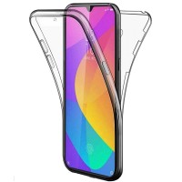 Samsung Galaxy A20S OEM Front & Back Silicone Σκληρη Two Crystal Διάφανο 