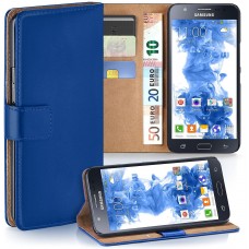 Θήκη Book Style με Βάση Στήριξης για Samsung (Galaxy j5 2015) - (ΜΠΛΕ)