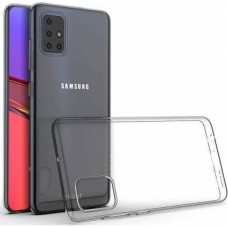 OEM Back Θήκη Σιλικόνης Σκληρη  Για Samsung A51 Προστασία Κινητό Διάφανο